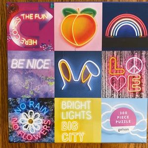 Neon sign puzzle NIB